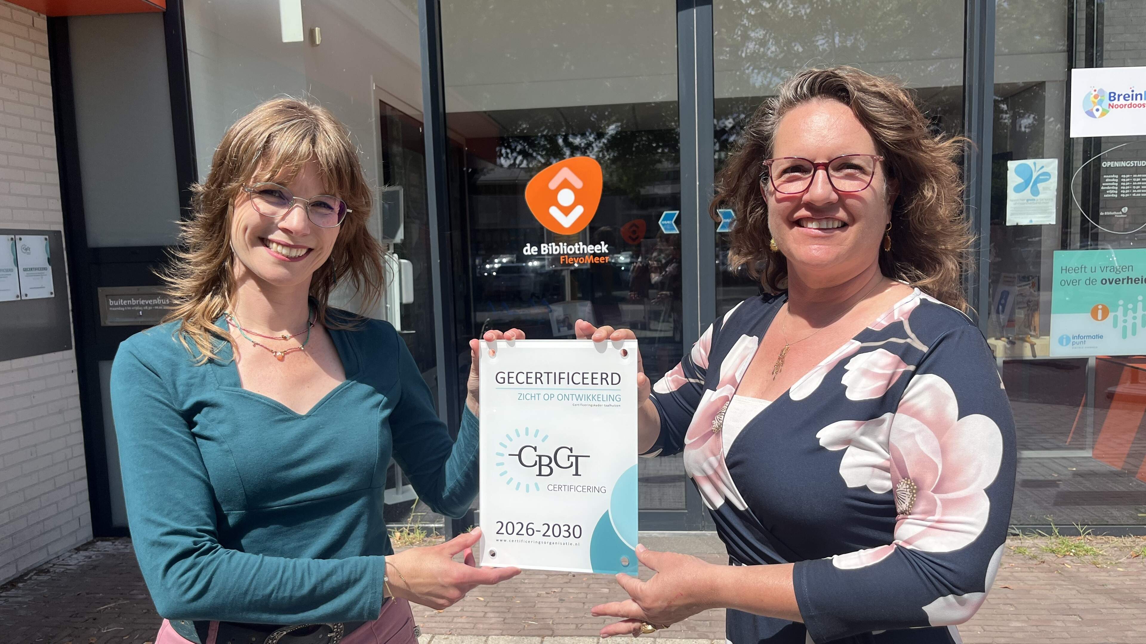 Huis voor Taal Noordoostpolder en TOP/Huis voor Taal Urk officieel gecertificeerd